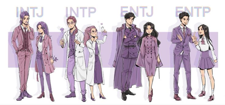 Analysts NT INTJ INTP ENTJ ENTP Sexes