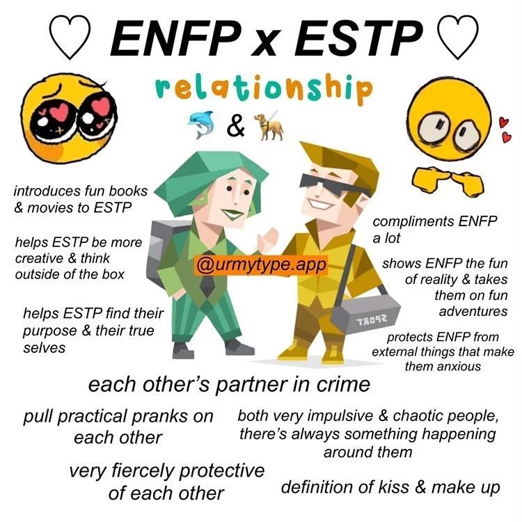 ENFP x ESTP Compatibility
