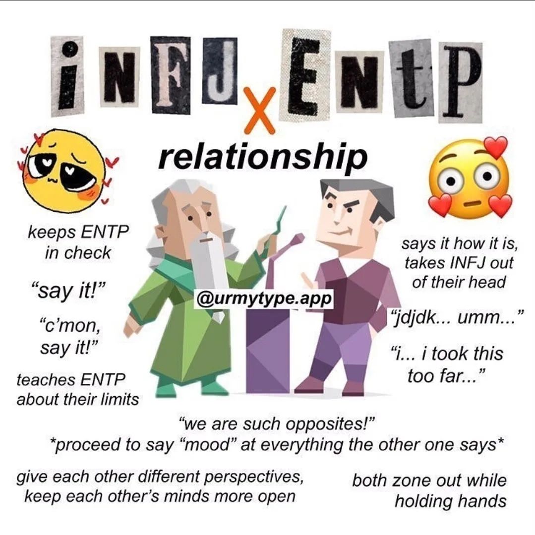 INFJ x ENTP Compatibility