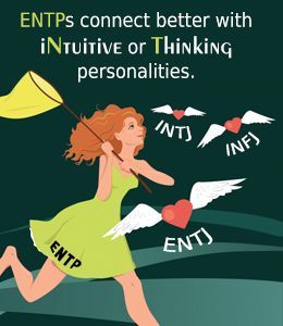 Myers-Briggs MBTI ENTP likes